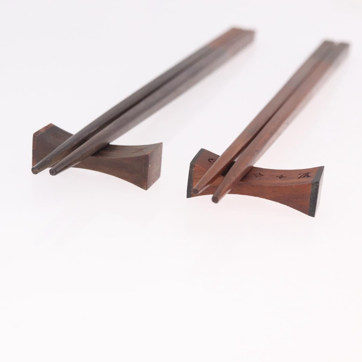 LOUIS VUITTON Monogram Baguette Chop Sticks Wood VIP Only M99171 LV Auth 187422V