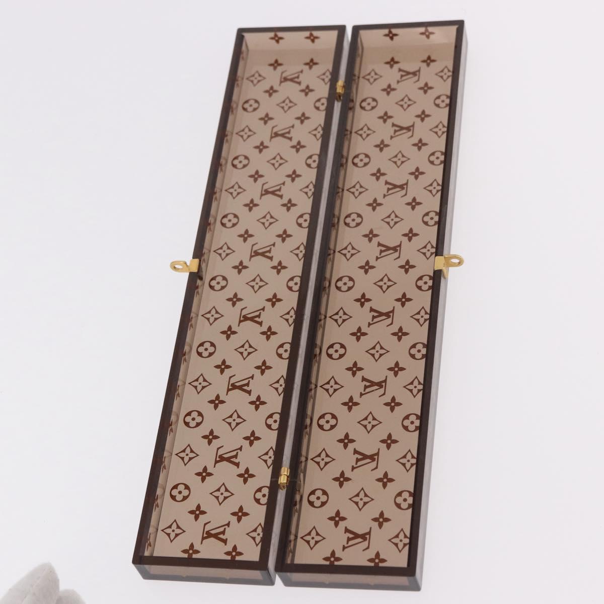 LOUIS VUITTON Monogram Baguette Chop Sticks Wood VIP Only M99171 LV Auth 187422V
