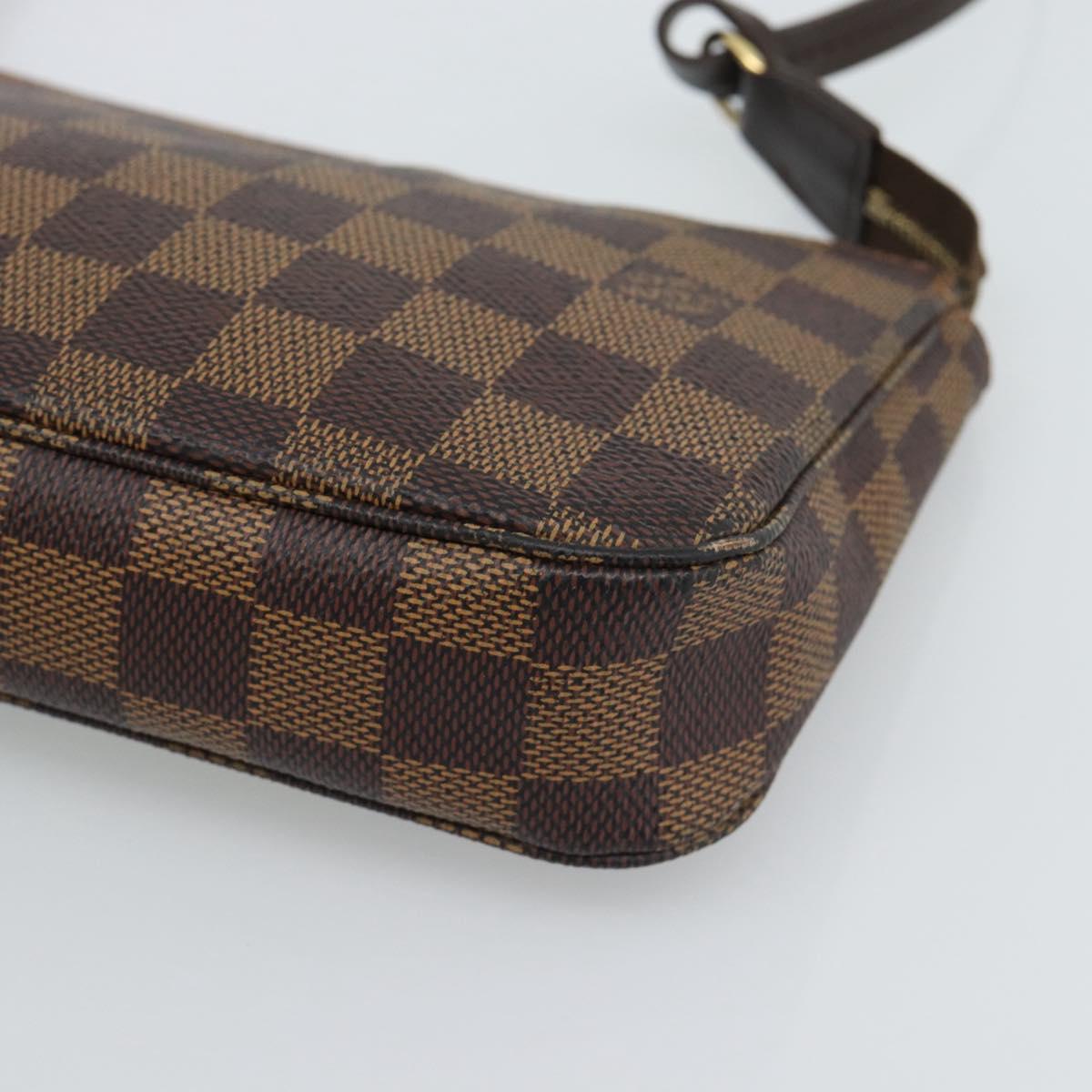 LOUIS VUITTON Damier Ebene Pochette Accessoires Pouch N41206 LV Auth 187423V