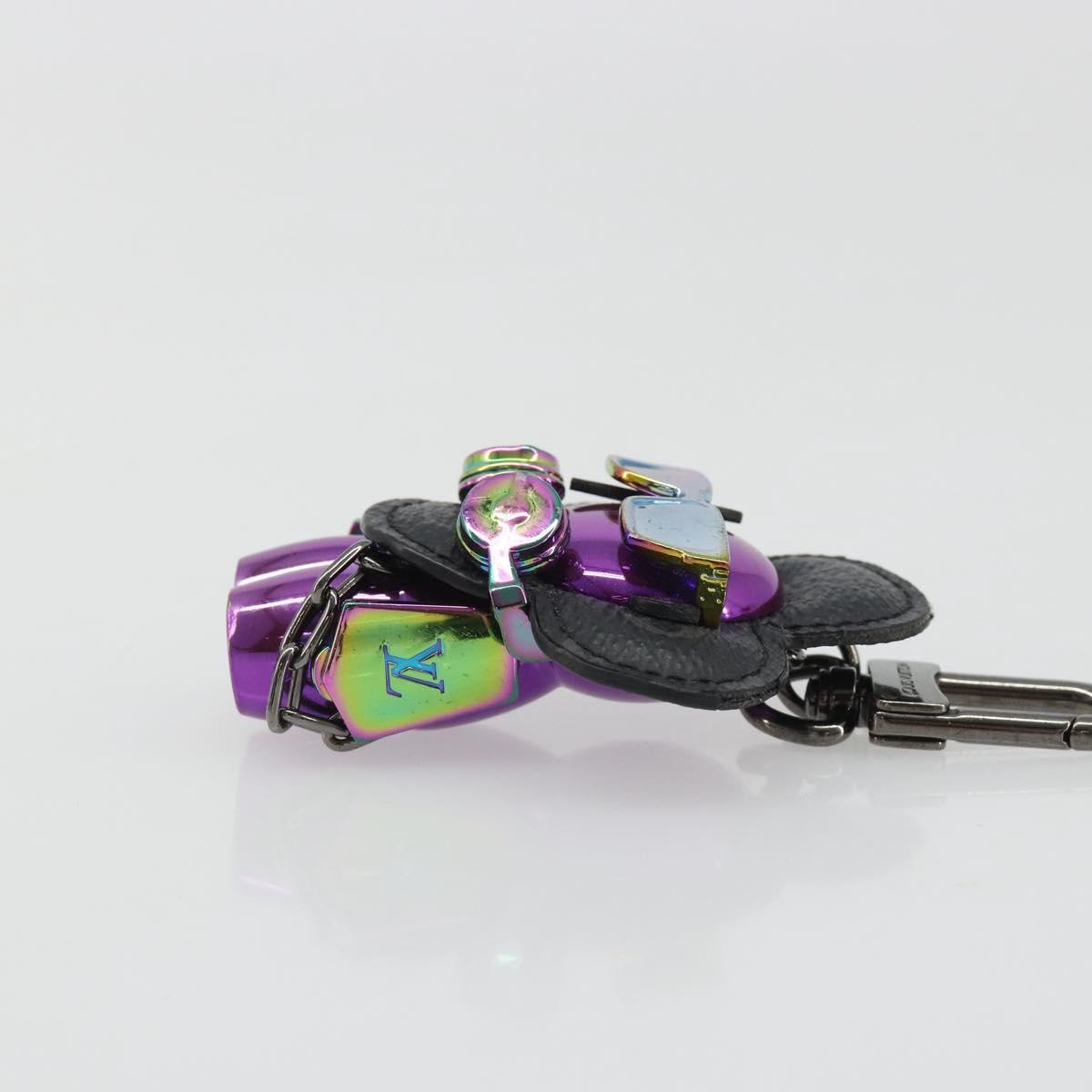 LOUIS VUITTON Monogram Eclipse Vivienne DJ Bag Charm M69479 LV Auth 187425SAM