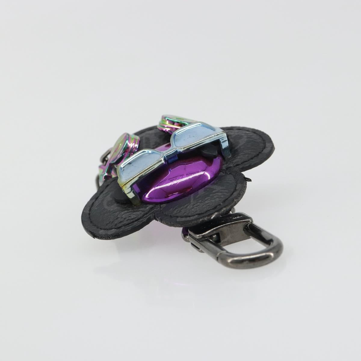 LOUIS VUITTON Monogram Eclipse Vivienne DJ Bag Charm M69479 LV Auth 187425SAM