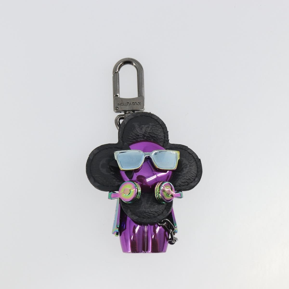 LOUIS VUITTON Monogram Eclipse Vivienne DJ Bag Charm M69479 LV Auth 187425SAM