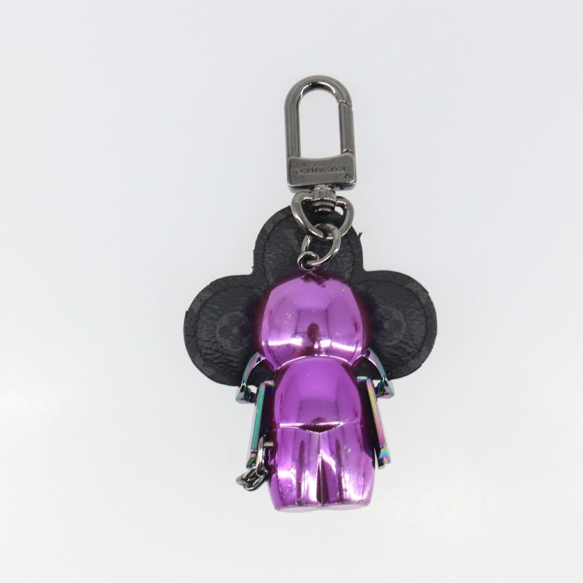 LOUIS VUITTON Monogram Eclipse Vivienne DJ Bag Charm M69479 LV Auth 187425SAM