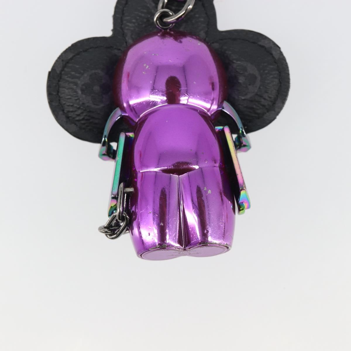 LOUIS VUITTON Monogram Eclipse Vivienne DJ Bag Charm M69479 LV Auth 187425SAM