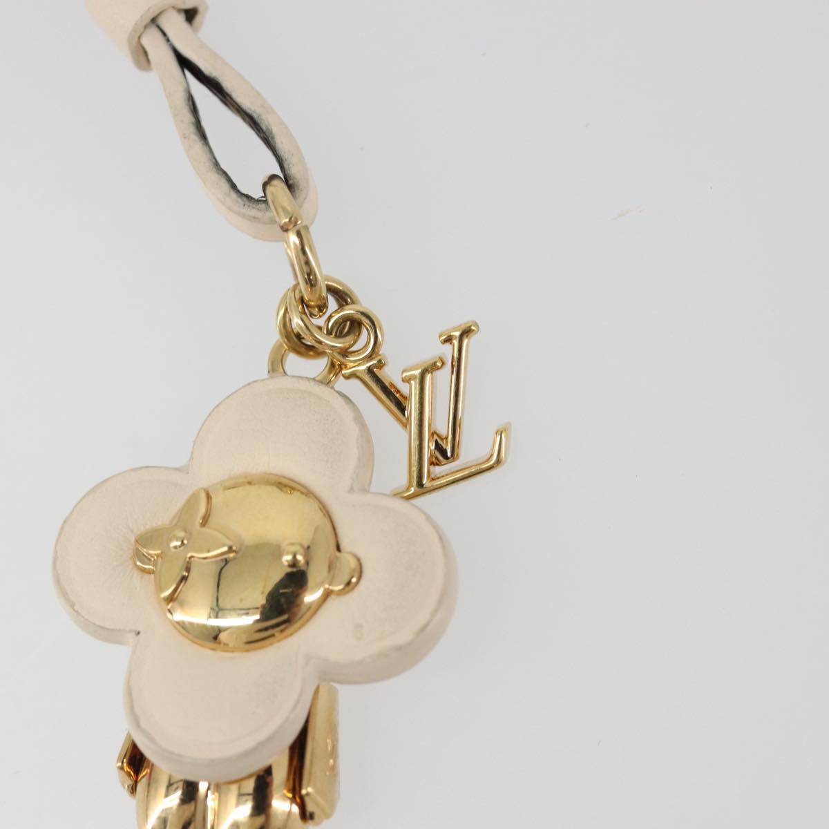 LOUIS VUITTON Monogram Mini Vivienne Bag Charm Gold Tone M02204 LV Auth 187426M
