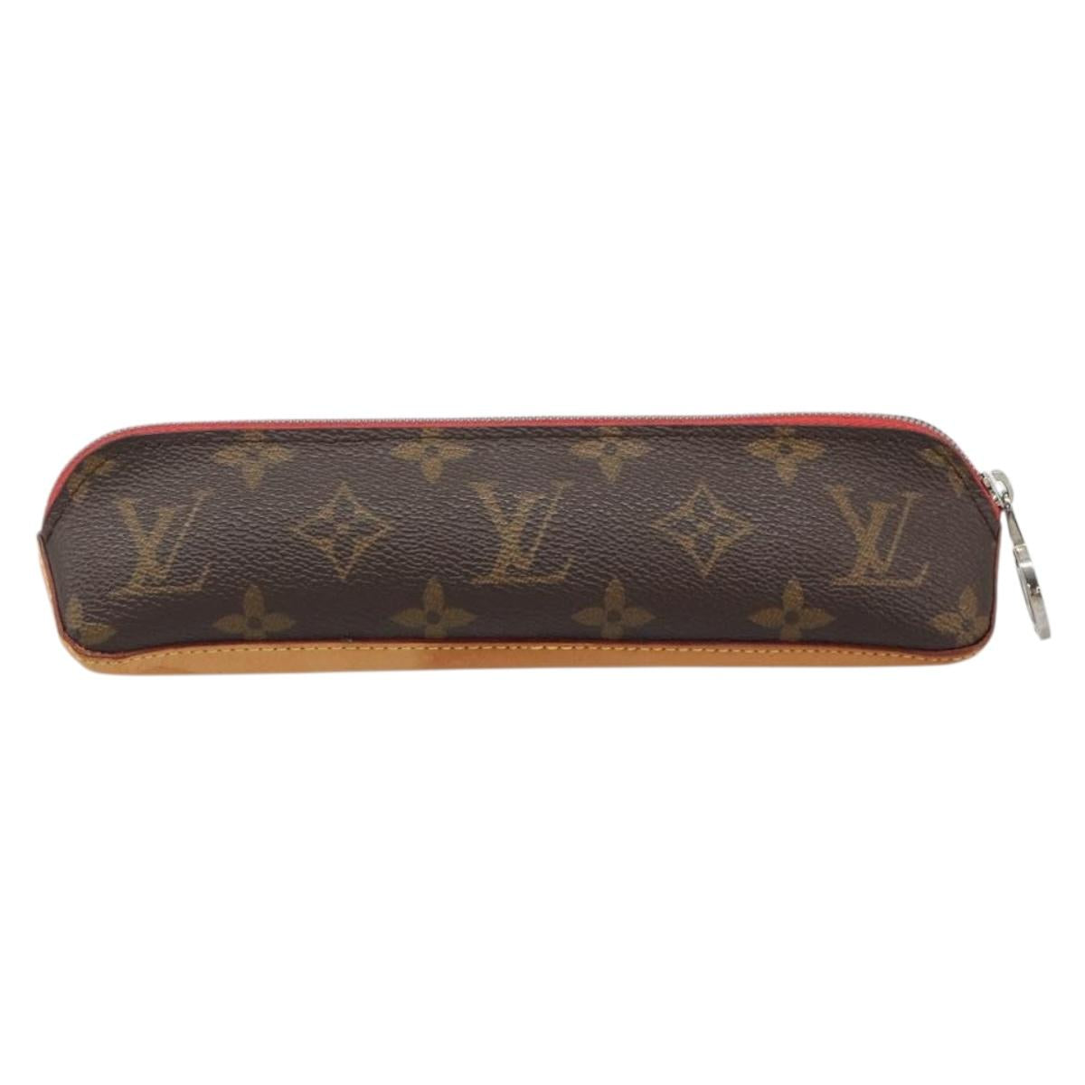 LOUIS VUITTON Monogram Trousse Elizabeth Pen Case Red GI0009 LV Auth 187428A