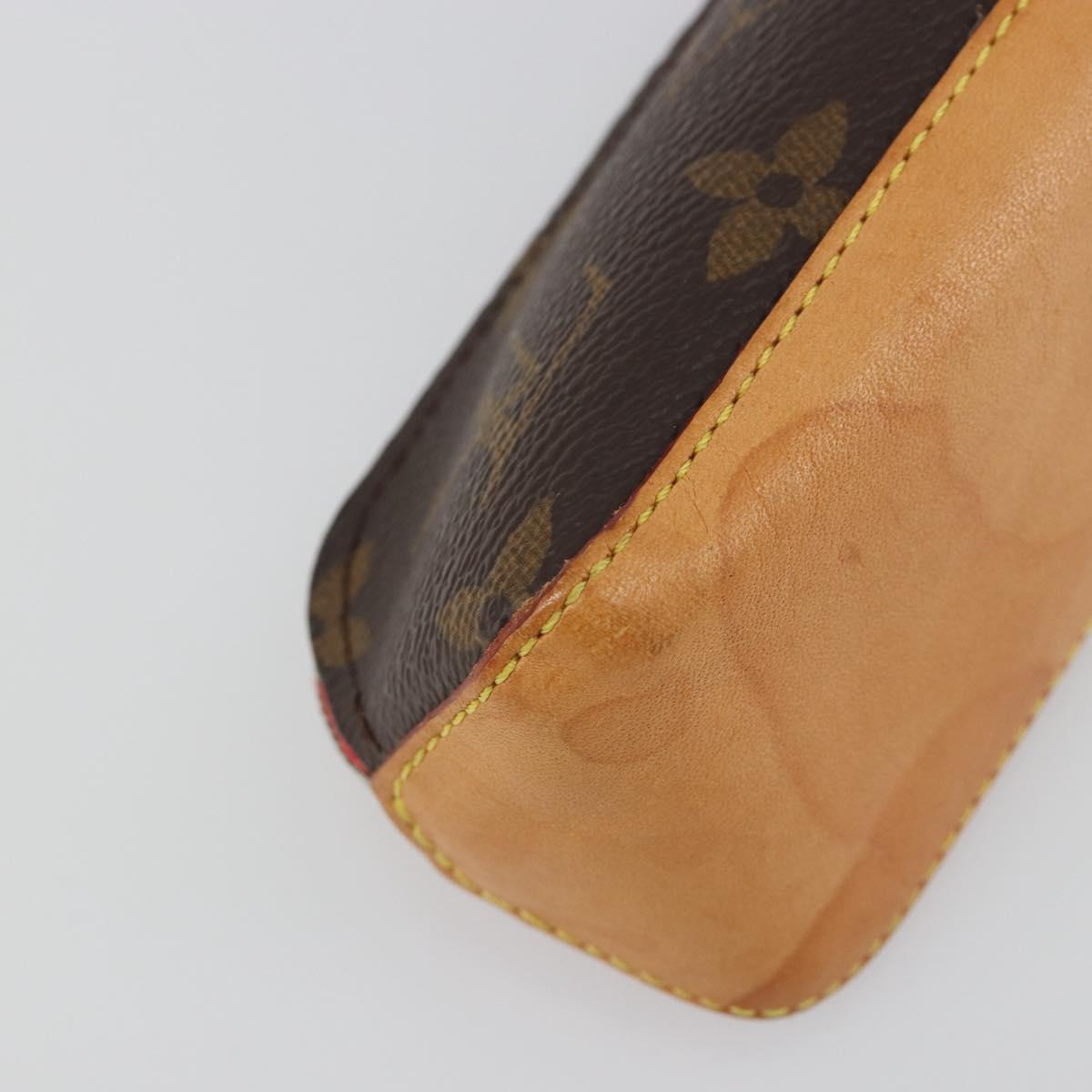 LOUIS VUITTON Monogram Trousse Elizabeth Pen Case Red GI0009 LV Auth 187428A