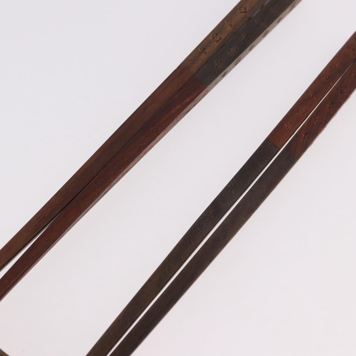 LOUIS VUITTON Monogram Baguette Chop Sticks Wood VIP Only M99171 LV Auth 187429V