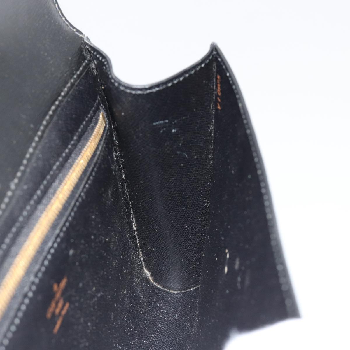 LOUIS VUITTON Epi Art Deco Clutch Bag Black M52632 LV Auth 187431A