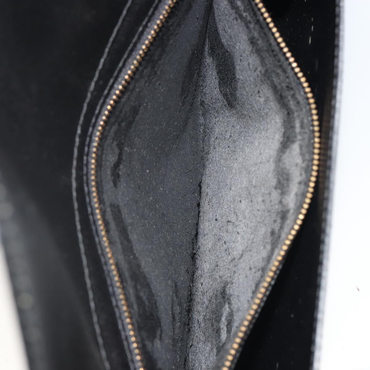 LOUIS VUITTON Epi Art Deco Clutch Bag Black M52632 LV Auth 187431A