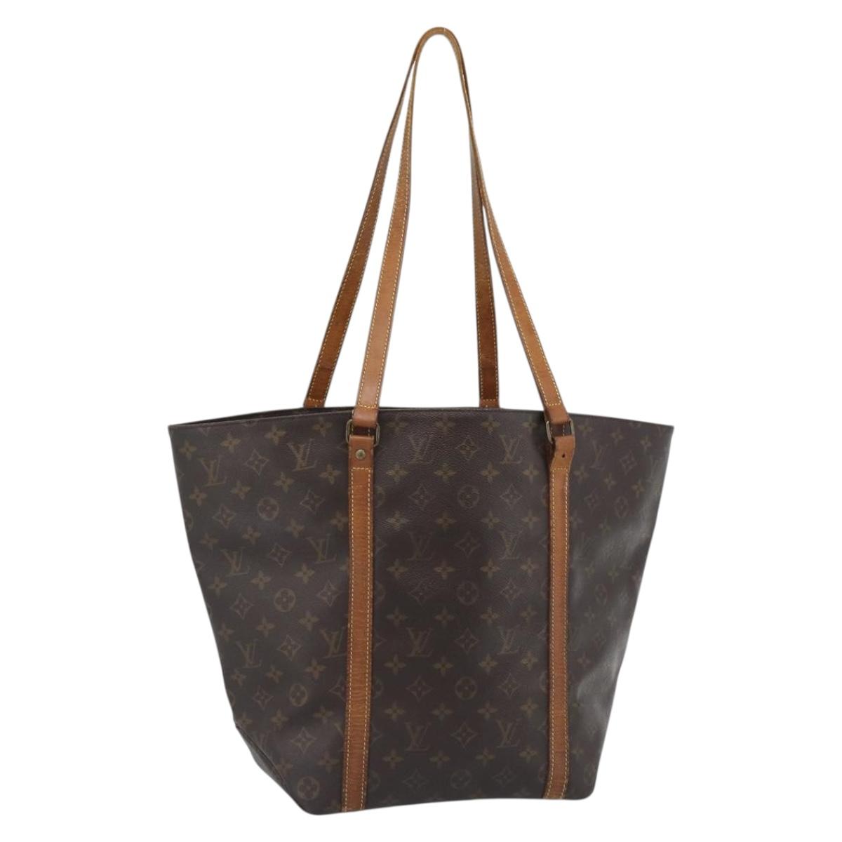 LOUIS VUITTON Monogram Sac Shopping Tote Bag M51108 LV Auth 187437