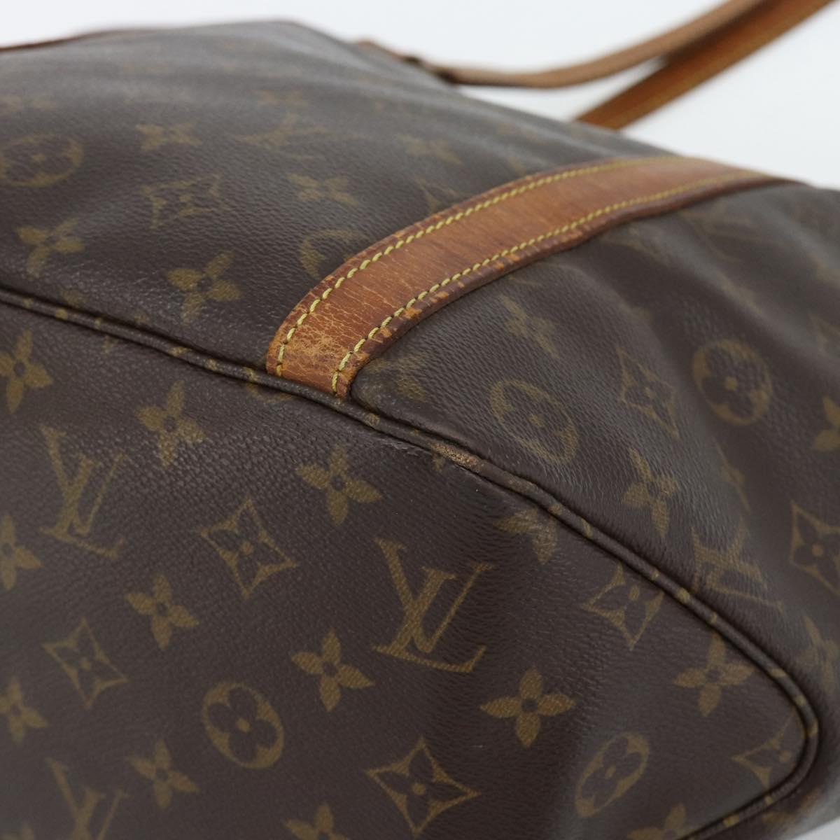 LOUIS VUITTON Monogram Sac Shopping Tote Bag M51108 LV Auth 187437
