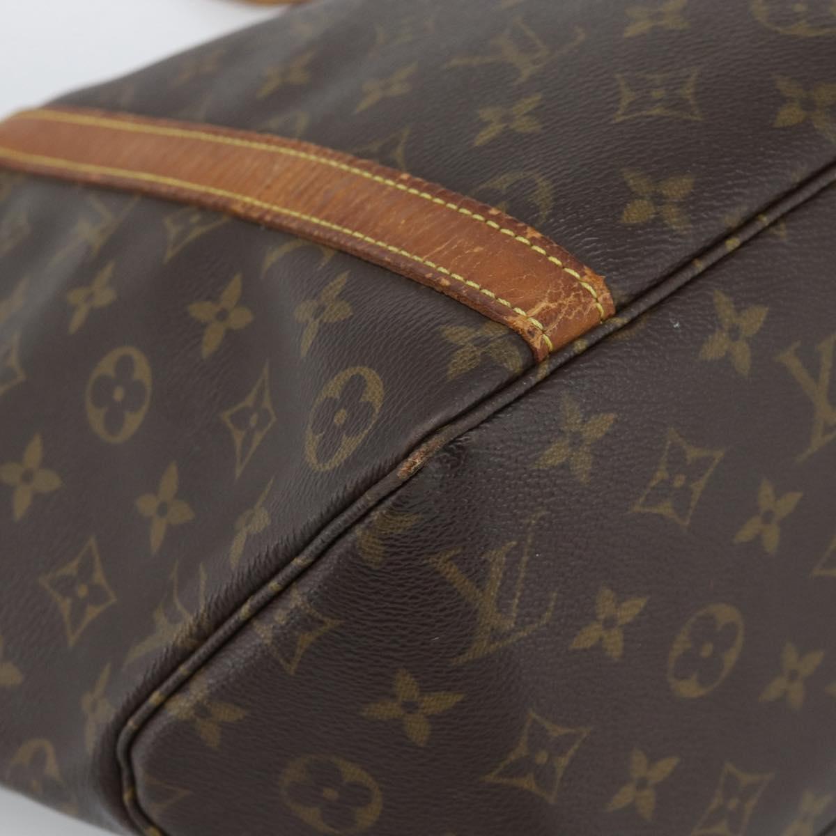 LOUIS VUITTON Monogram Sac Shopping Tote Bag M51108 LV Auth 187437