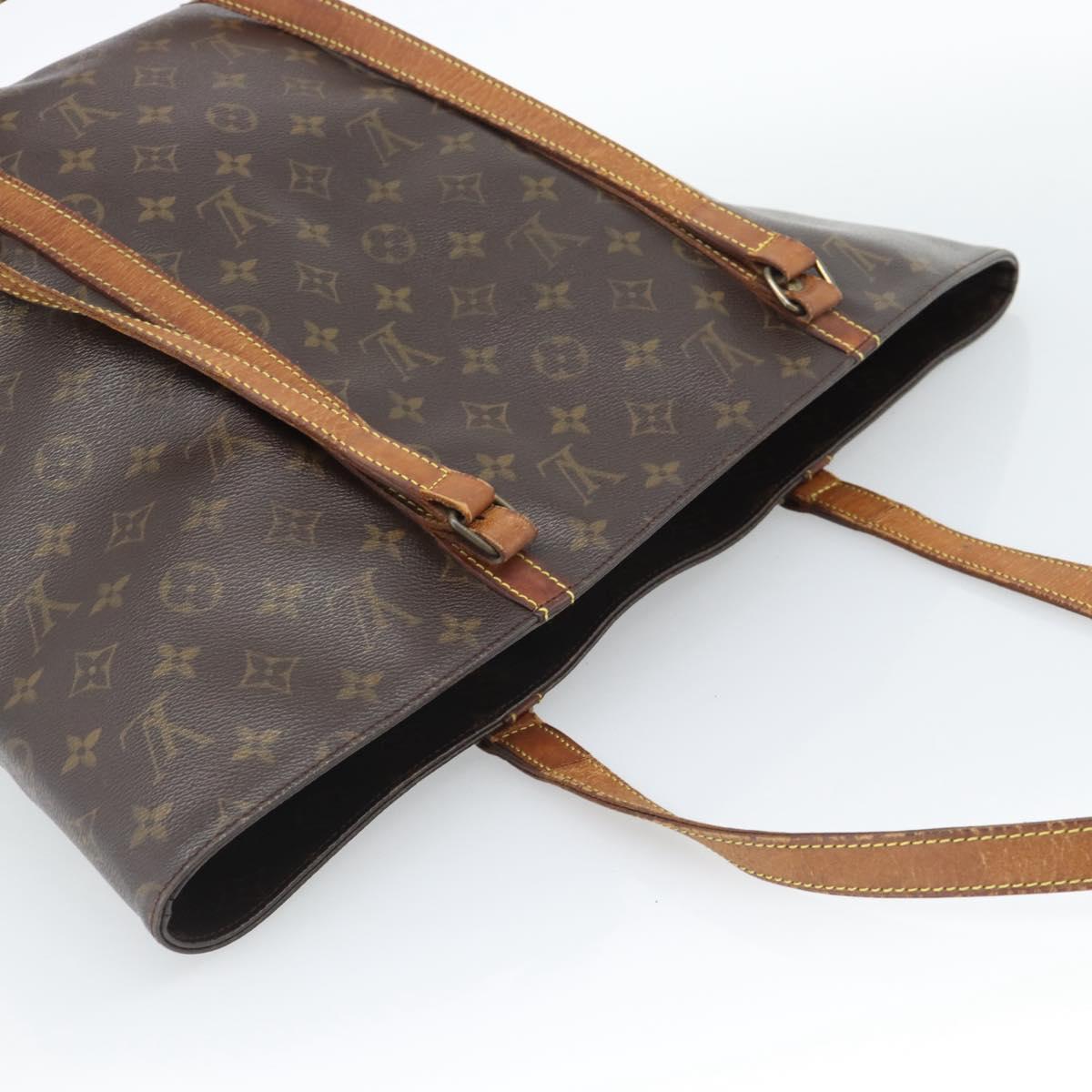 LOUIS VUITTON Monogram Sac Shopping Tote Bag M51108 LV Auth 187437