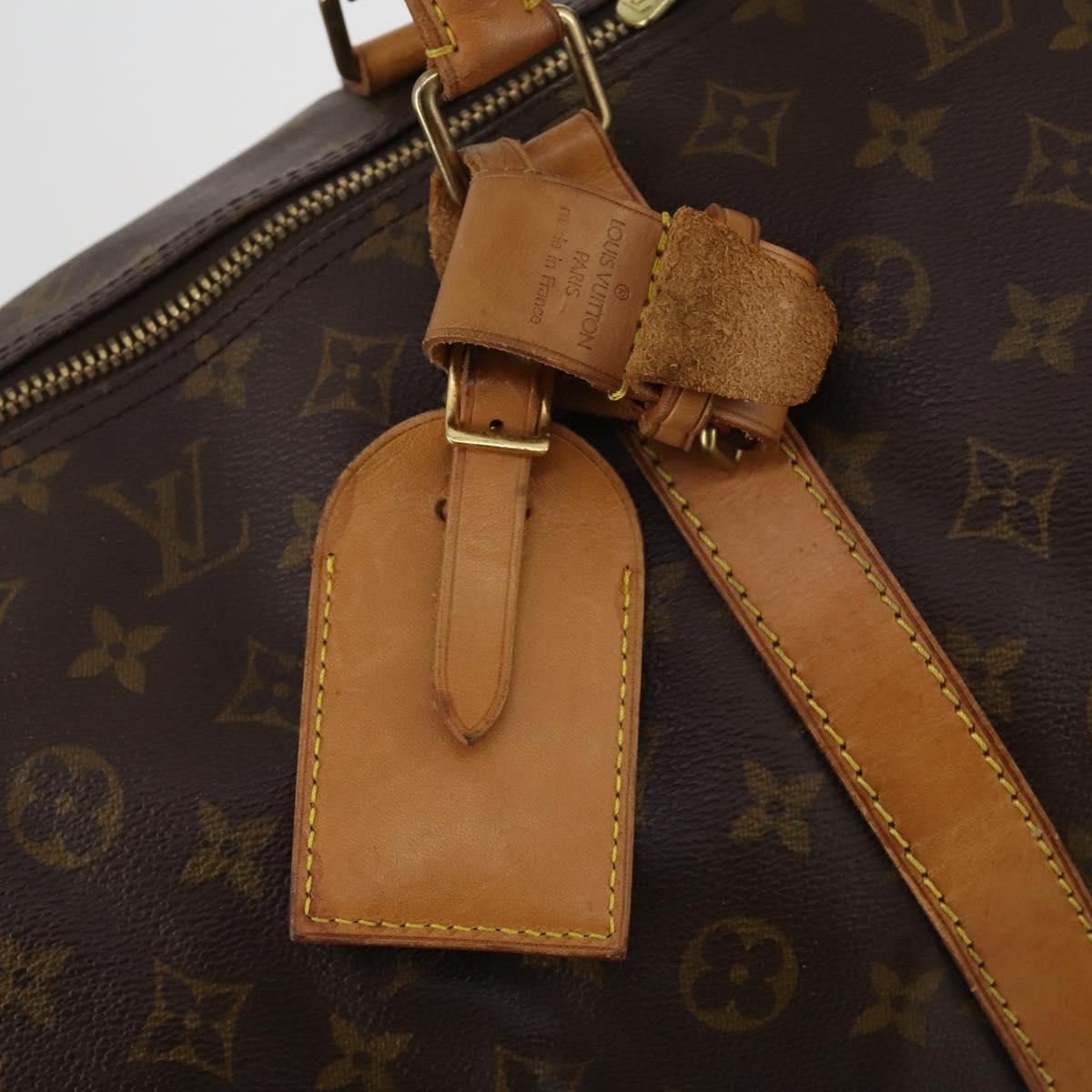 LOUIS VUITTON Monogram Keepall 60 Boston Bag M41422 LV Auth 187438A