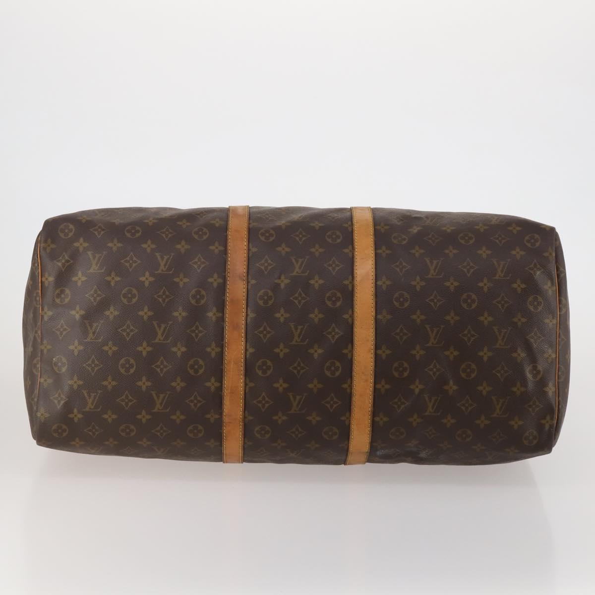 LOUIS VUITTON Monogram Keepall 60 Boston Bag M41422 LV Auth 187438A