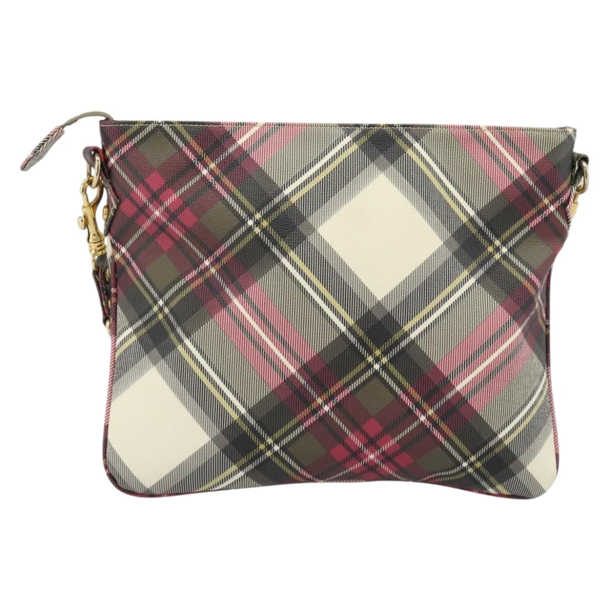 Vivienne Westwood Shoulder Bag PVC Pink Gold Auth 187441V