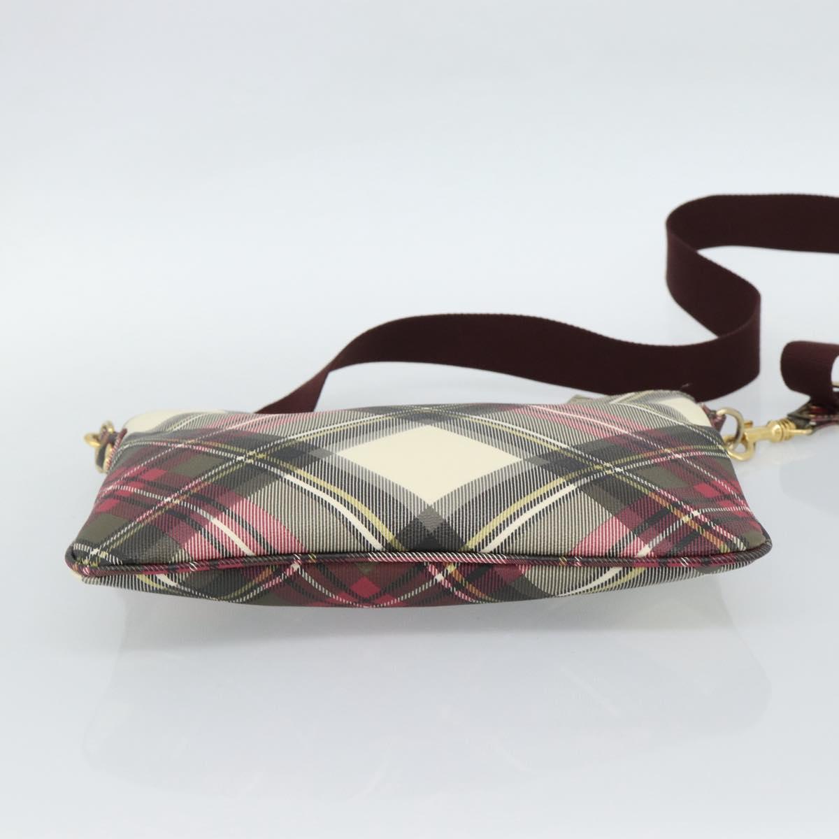 Vivienne Westwood Shoulder Bag PVC Pink Gold Auth 187441V