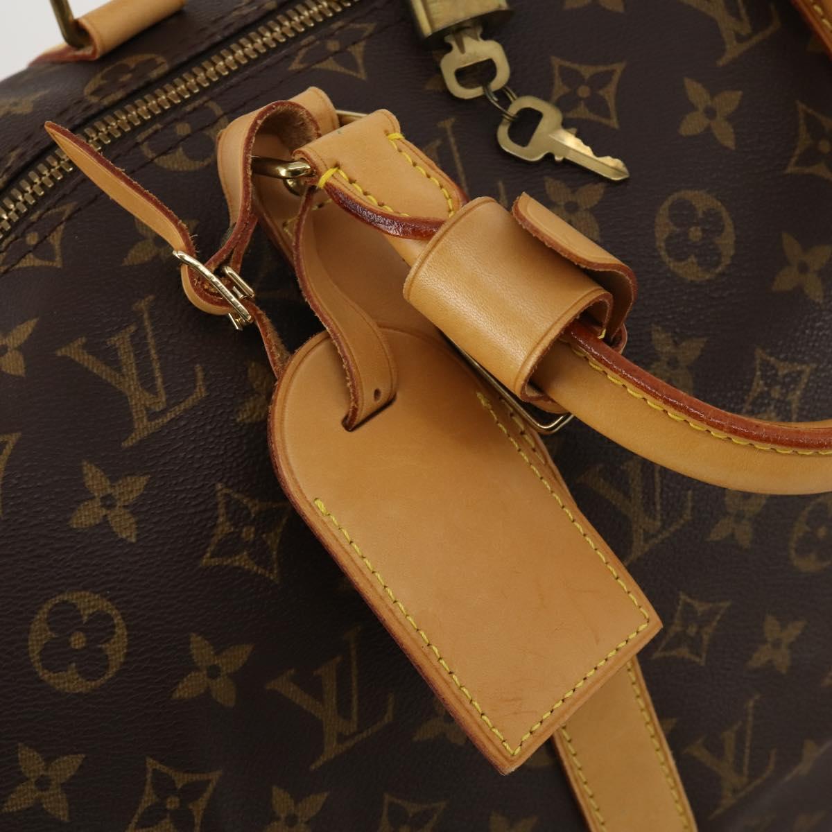 LOUIS VUITTON Monogram Keepall Bandouliere 50 Boston Bag M41416 LV Auth 187461V