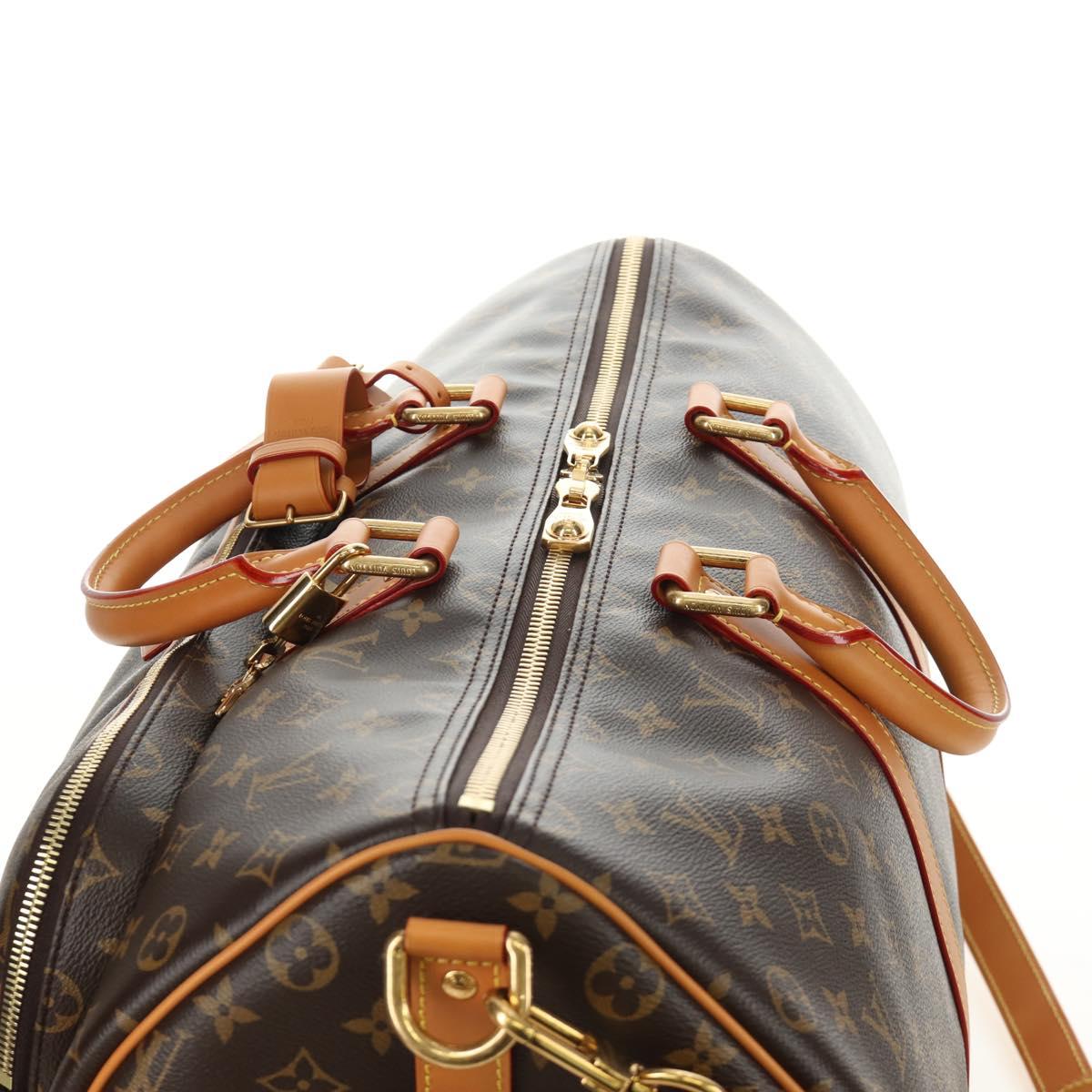 LOUIS VUITTON Monogram Archives Keepall Cargo 50 Boston Bag M14735 Auth 187463SM