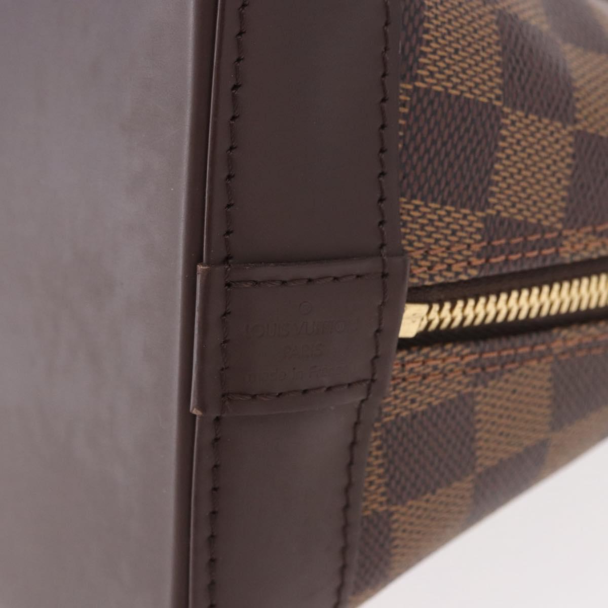 LOUIS VUITTON Damier Ebene Alma Hand Bag N51131 LV Auth 187482V