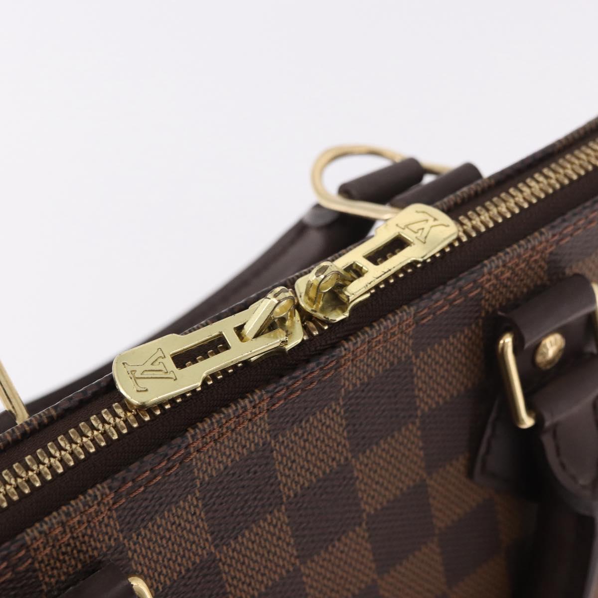 LOUIS VUITTON Damier Ebene Alma Hand Bag N51131 LV Auth 187482V