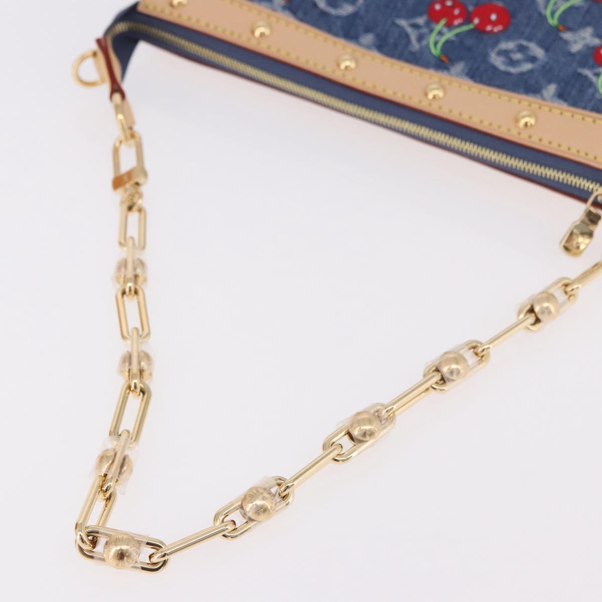 LOUIS VUITTON Monogram Denim Cherry Pochette Accessoires M13994 LV Auth 187483SM