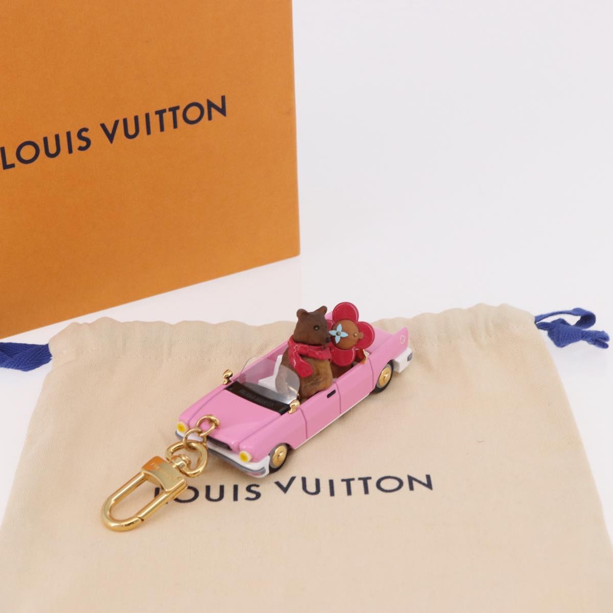 LOUIS VUITTON Bijou Sac Christmas Vivienne Key Holder metal M00505 Auth 187488SM
