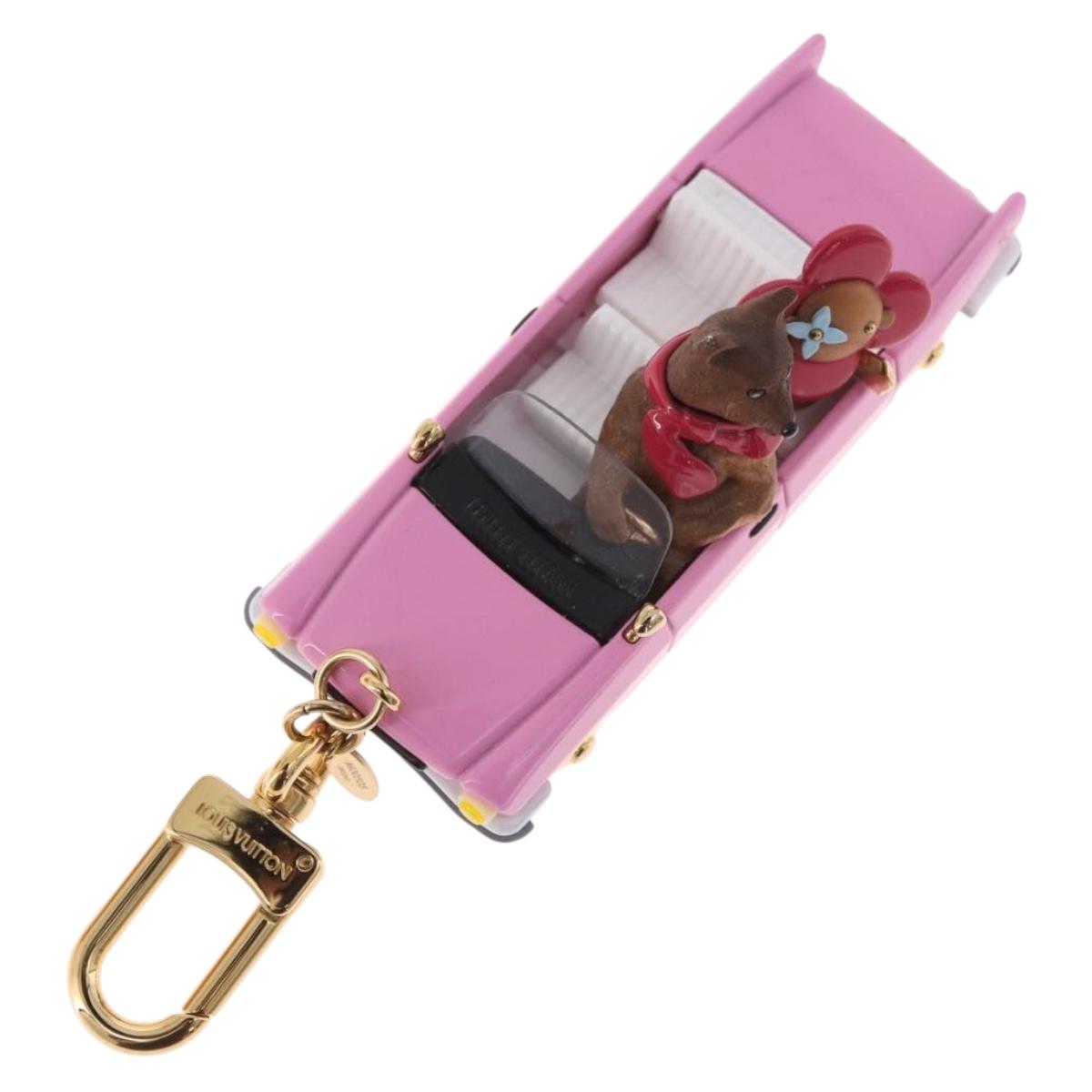 LOUIS VUITTON Bijou Sac Christmas Vivienne Key Holder metal M00505 Auth 187488SM