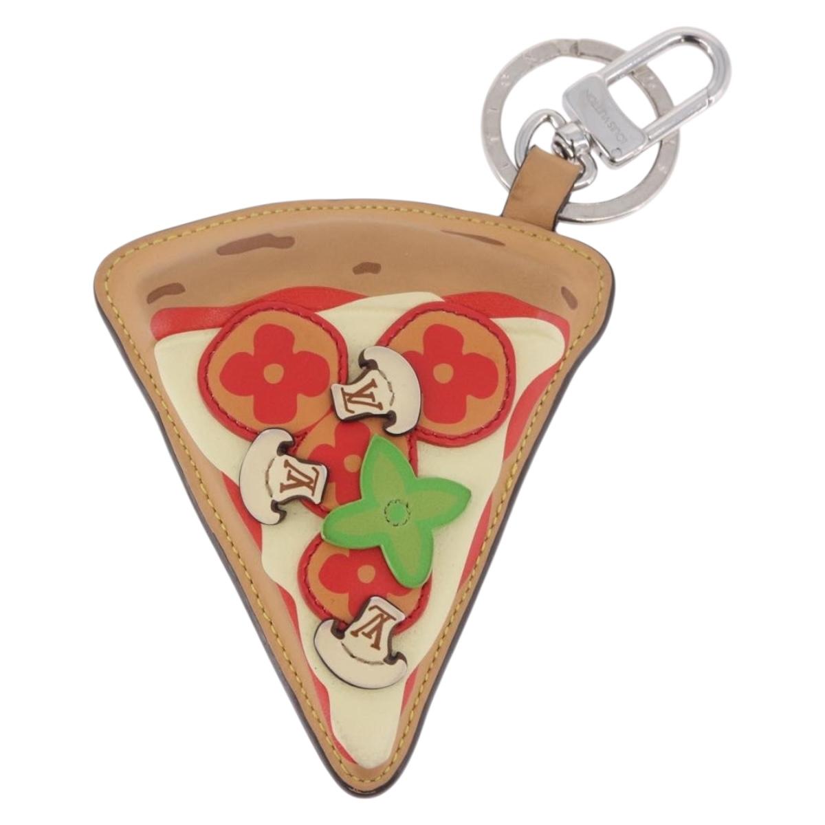 LOUIS VUITTON Monogram Key Holder Pizza Key Holder M02189 LV Auth 187489SAM