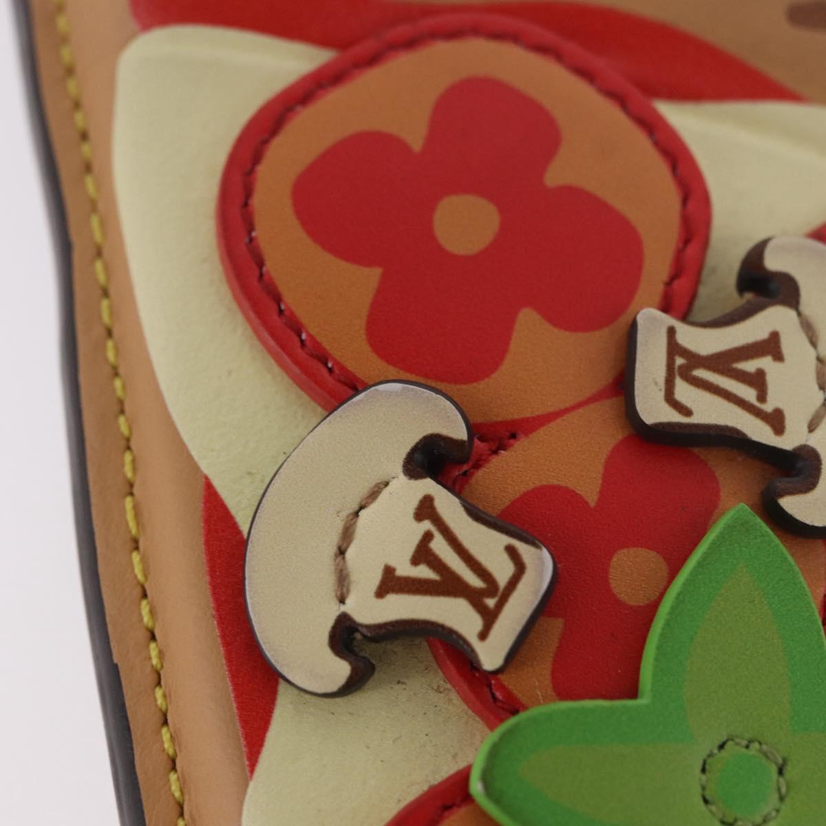 LOUIS VUITTON Monogram Key Holder Pizza Key Holder M02189 LV Auth 187489SAM
