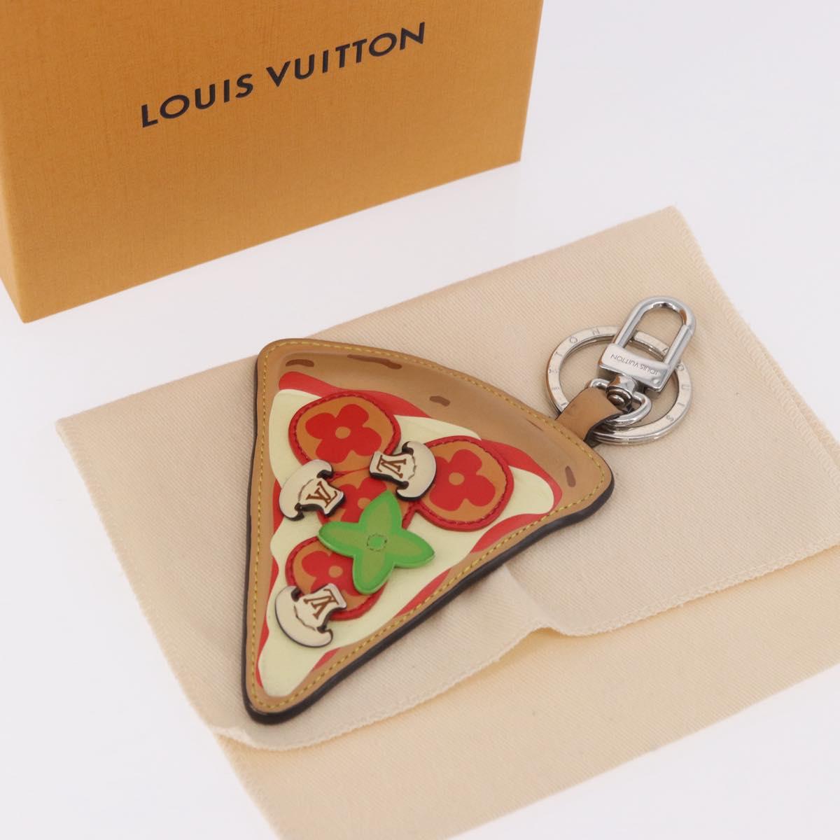 LOUIS VUITTON Monogram Key Holder Pizza Key Holder M02189 LV Auth 187489SAM