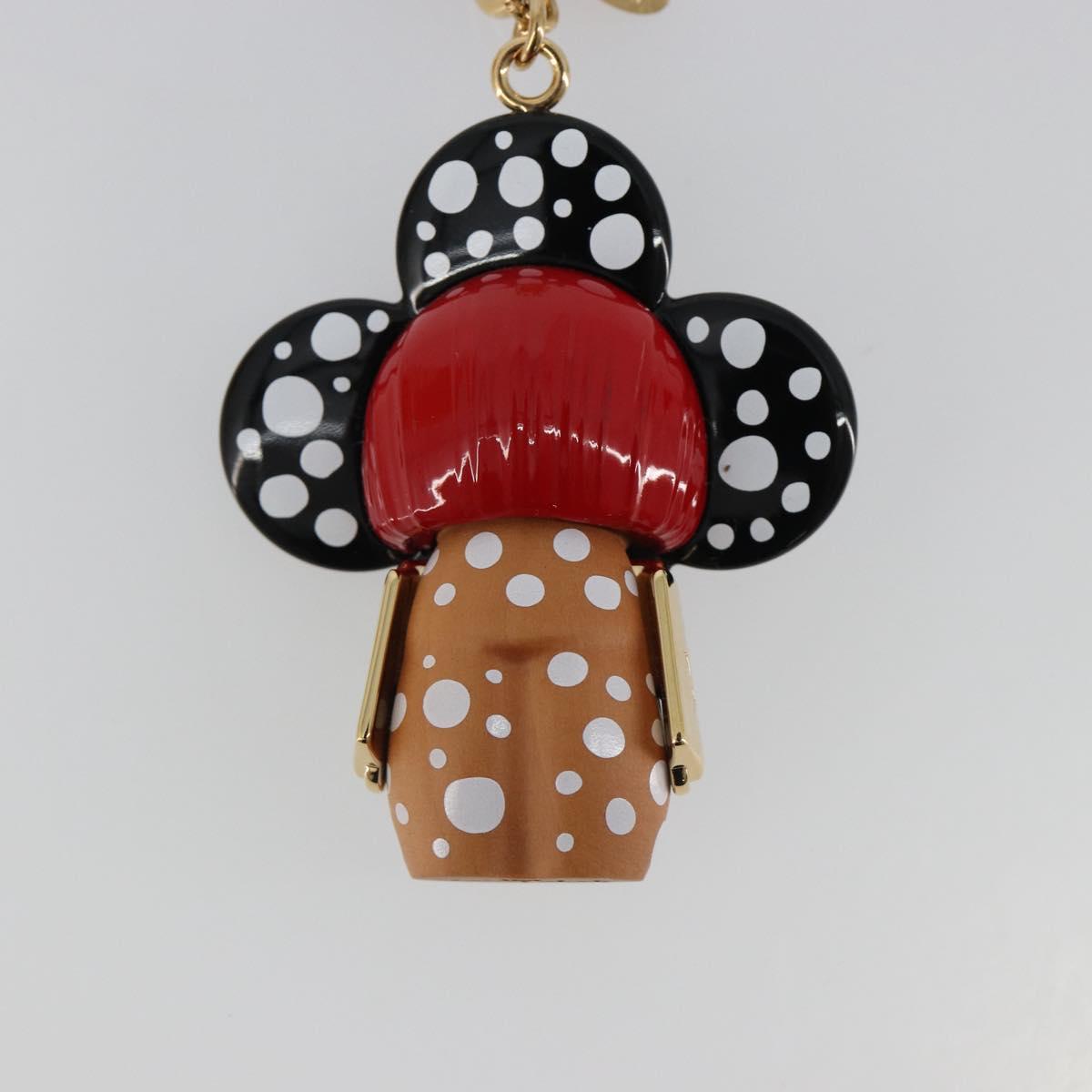 LOUIS VUITTON LV x YK Porte Cles Vivienne Charm metal M01145 Auth 187490SM