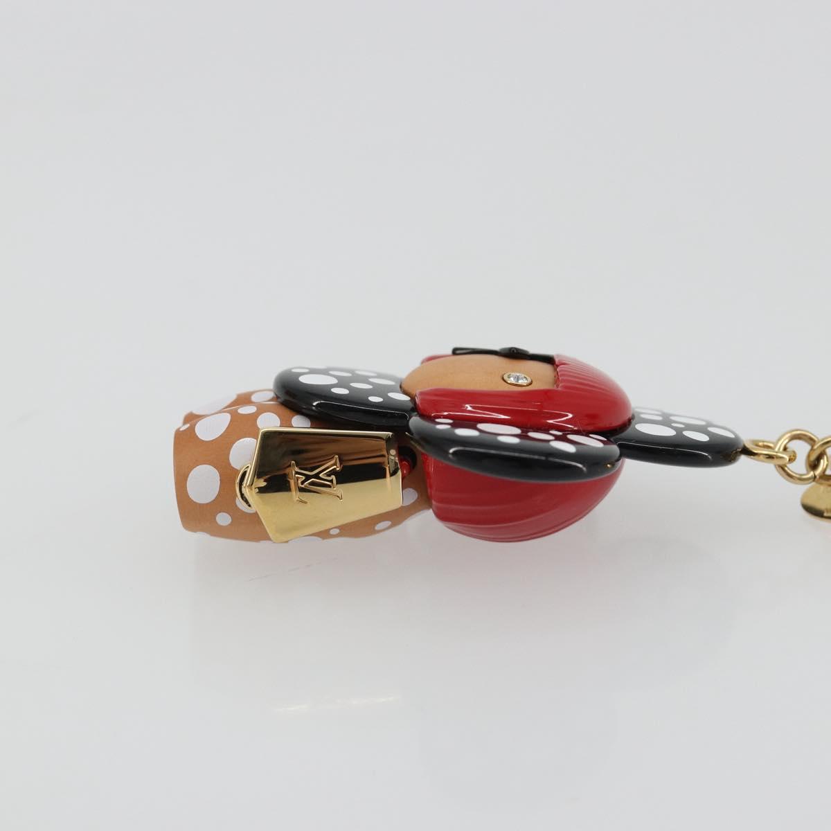 LOUIS VUITTON LV x YK Porte Cles Vivienne Charm metal M01145 Auth 187490SM