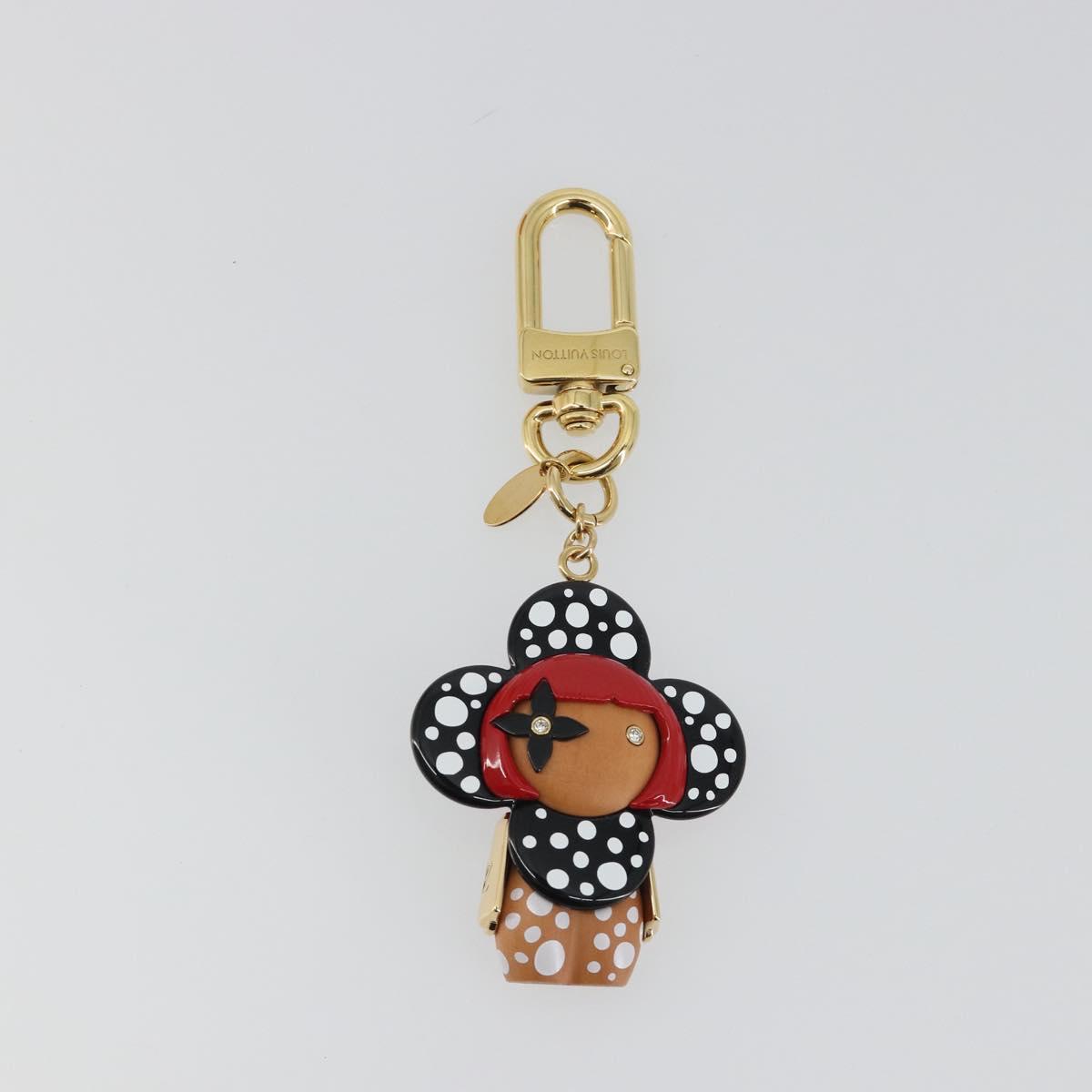 LOUIS VUITTON LV x YK Porte Cles Vivienne Charm metal M01145 Auth 187490SM