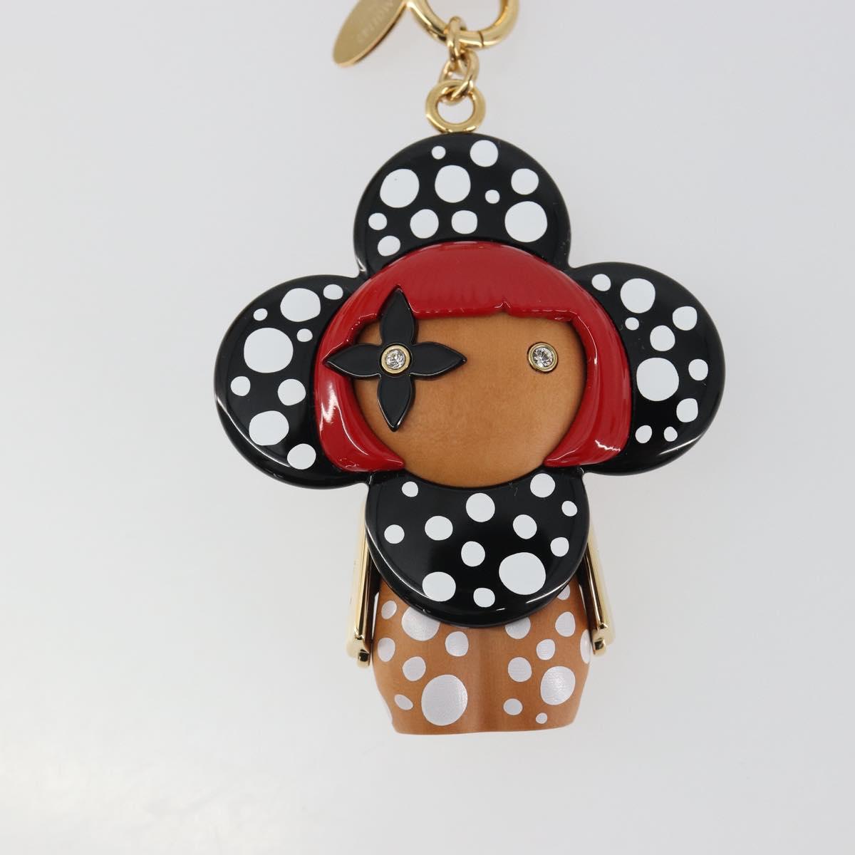 LOUIS VUITTON LV x YK Porte Cles Vivienne Charm metal M01145 Auth 187490SM