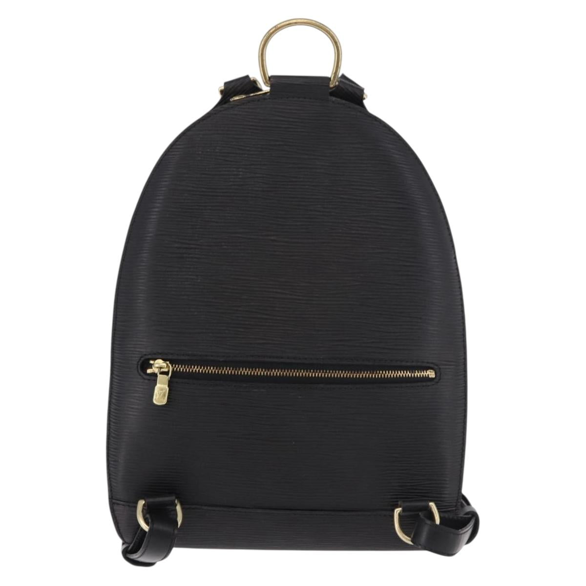 LOUIS VUITTON Epi Mabillon Backpack Black M52232 LV Auth 187507