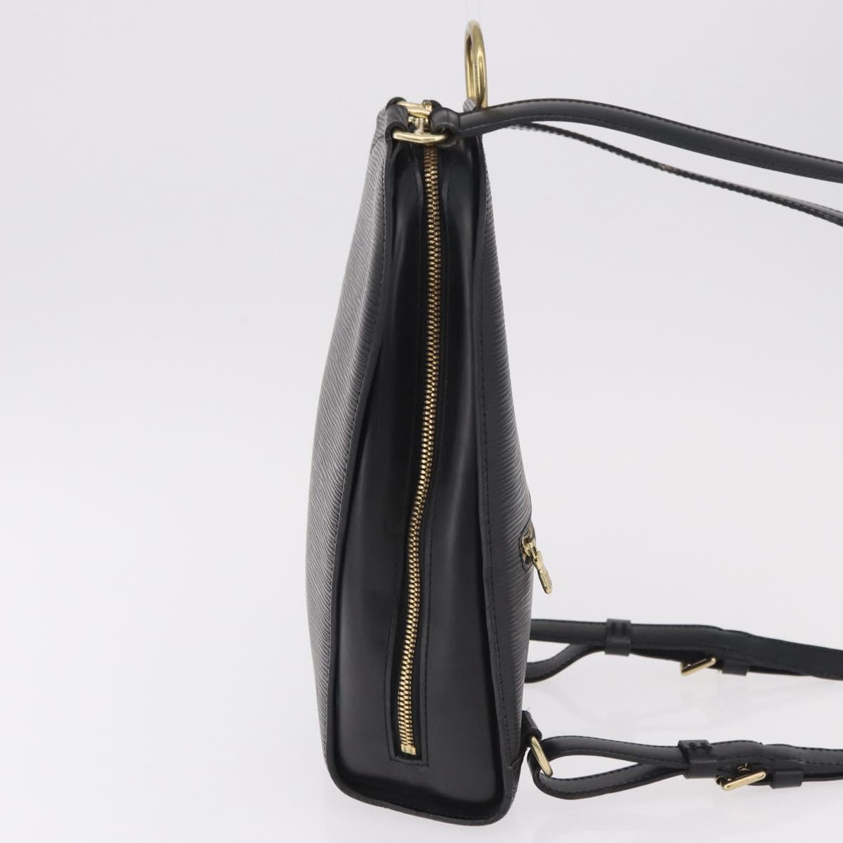 LOUIS VUITTON Epi Mabillon Backpack Black M52232 LV Auth 187507