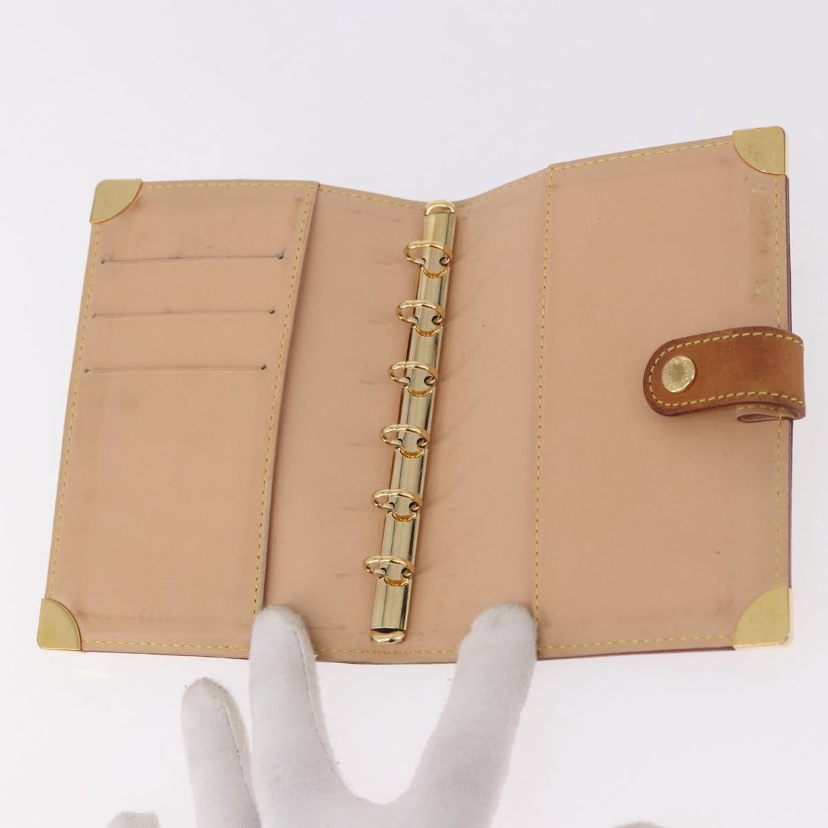 LOUIS VUITTON Monogram Multicolor Agenda PM Cover White R21074 LV Auth 187520