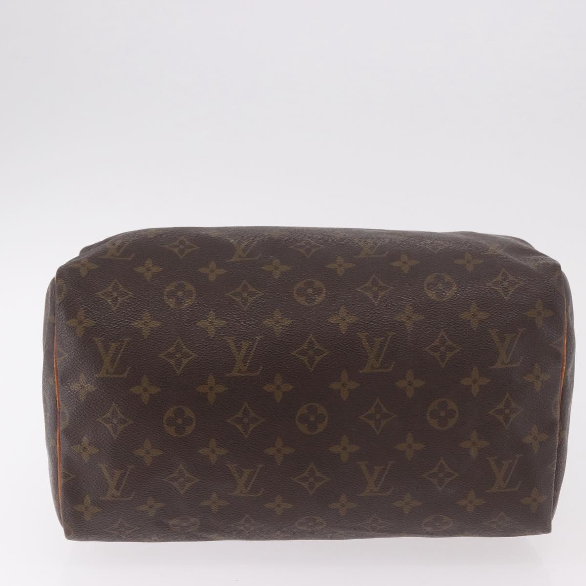 LOUIS VUITTON Monogram Speedy 30 Hand Bag M41526 LV Auth 187524