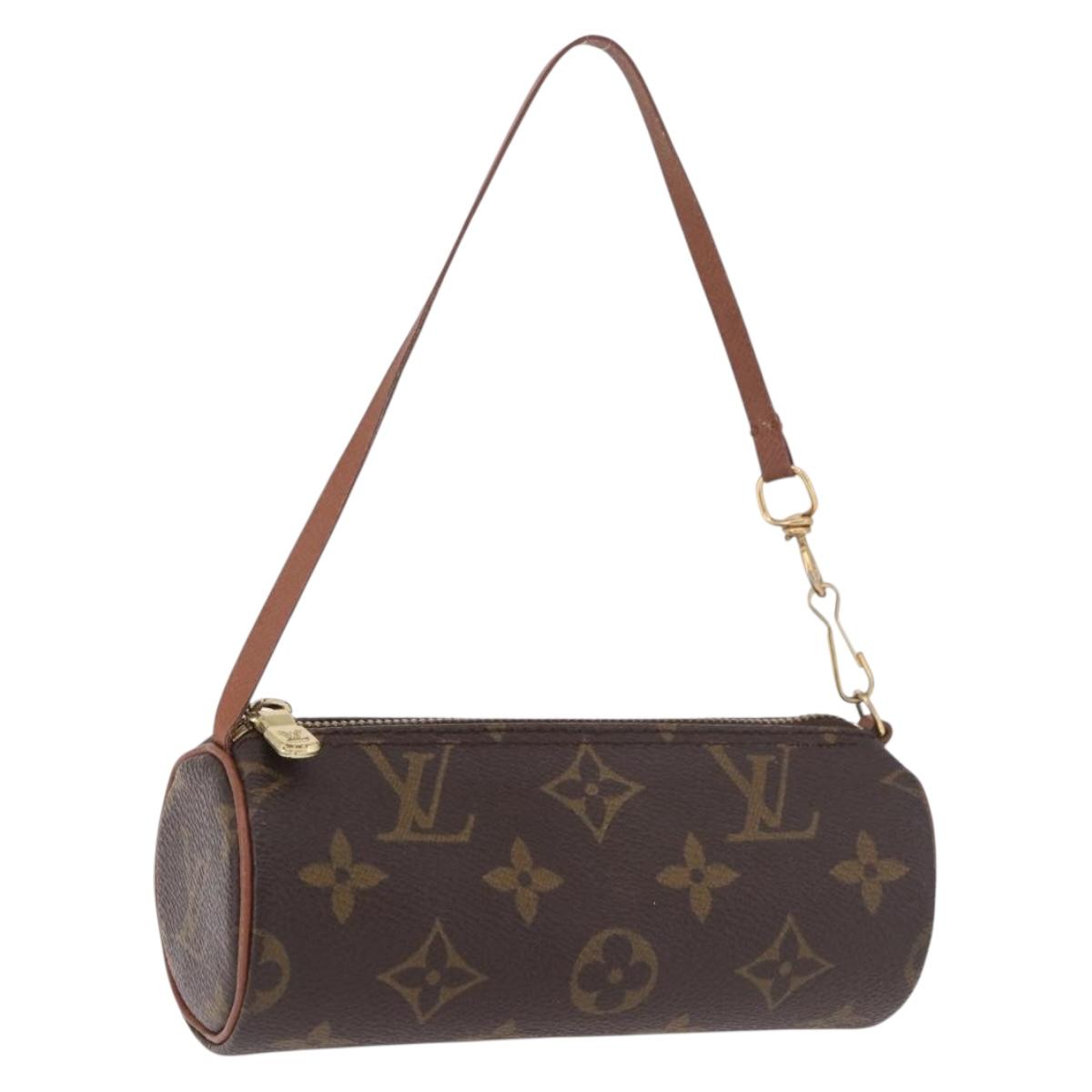 LOUIS VUITTON Monogram Papillon Pouch Pouch LV Auth 187538