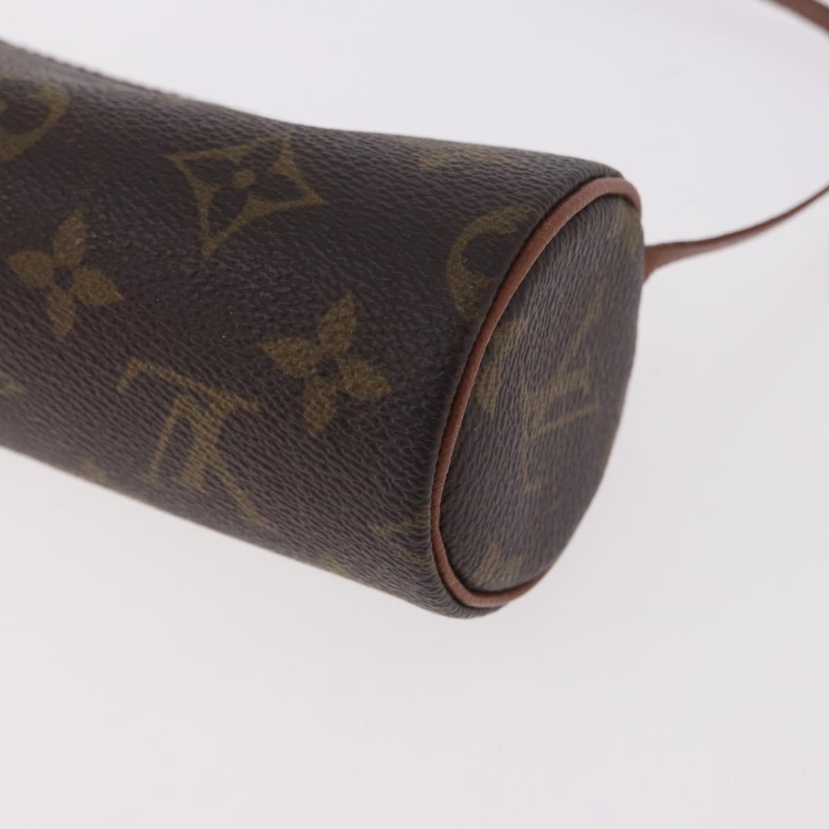 LOUIS VUITTON Monogram Papillon Pouch Pouch LV Auth 187538