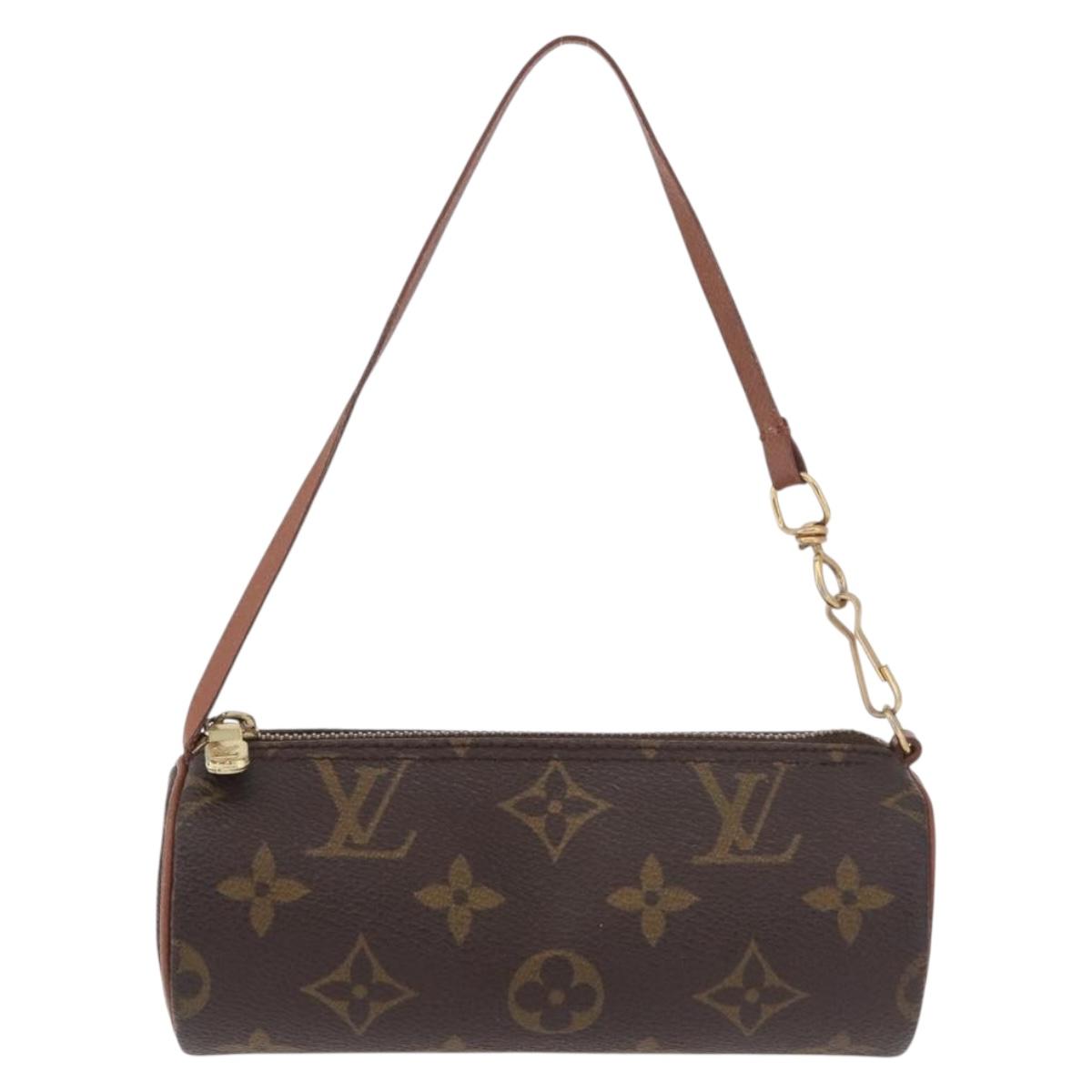 LOUIS VUITTON Monogram Papillon Pouch Pouch LV Auth 187538