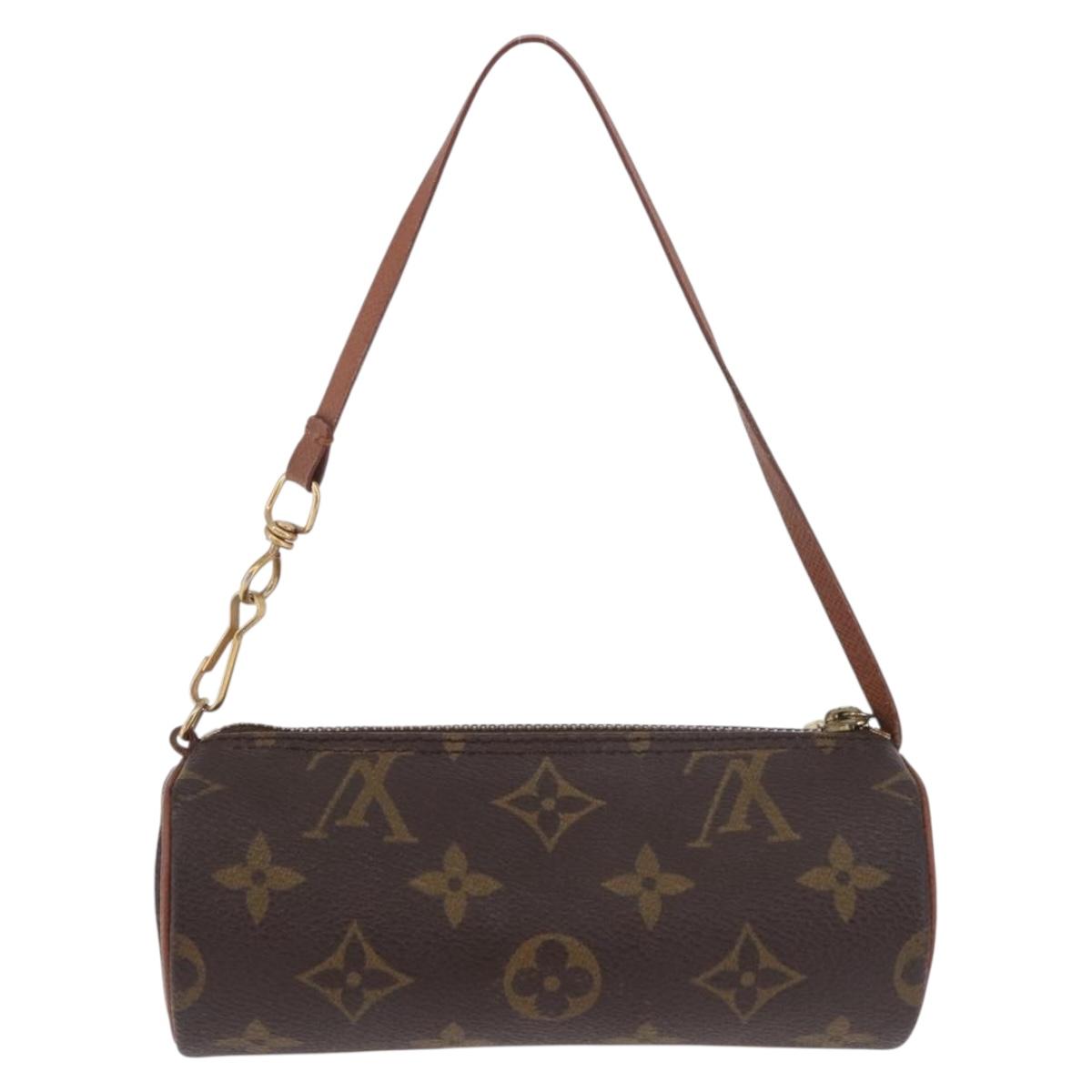 LOUIS VUITTON Monogram Papillon Pouch Pouch LV Auth 187538
