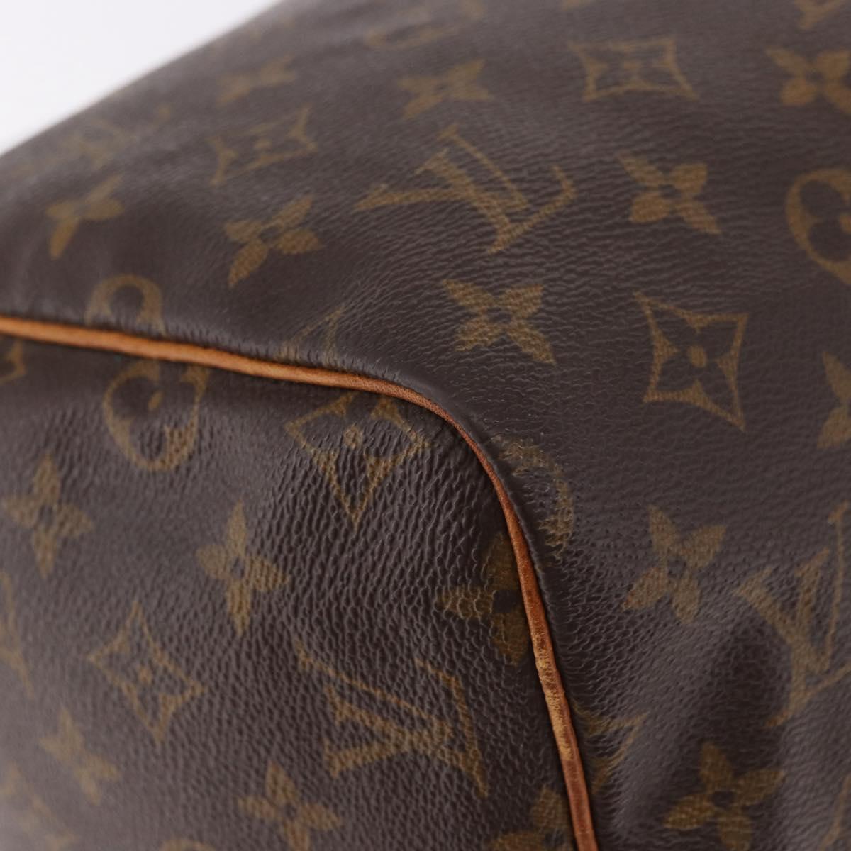 LOUIS VUITTON Monogram Speedy 30 Hand Bag M41526 LV Auth 187555