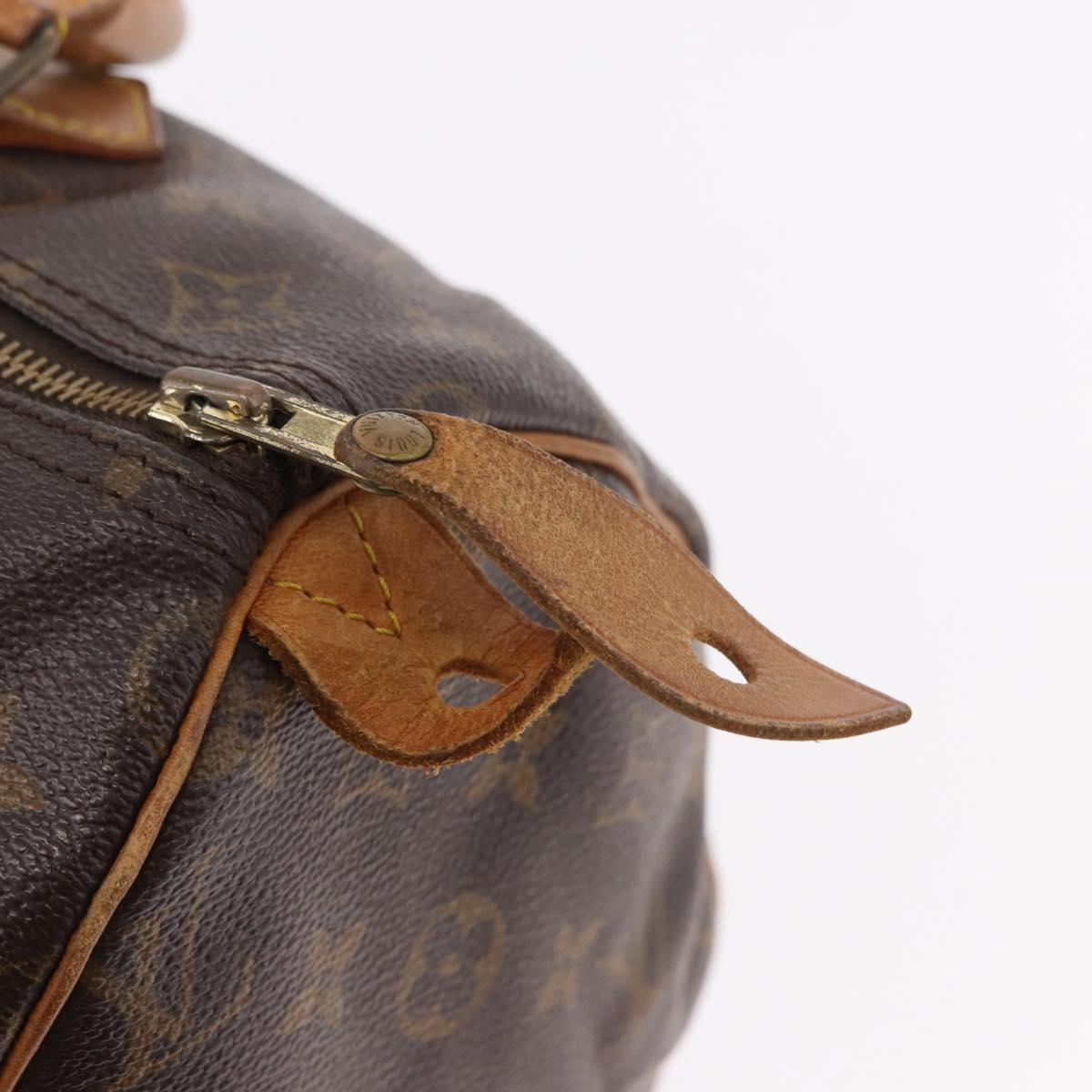 LOUIS VUITTON Monogram Speedy 30 Hand Bag M41526 LV Auth 187555