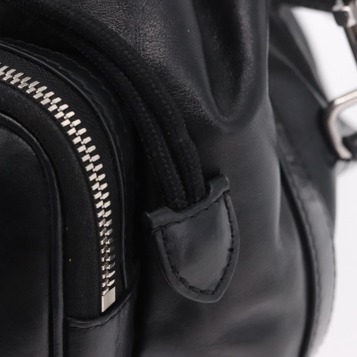 LOUIS VUITTON Noe Cargo Shoulder Bag Leather Black M13985 LV Auth 187562SAV