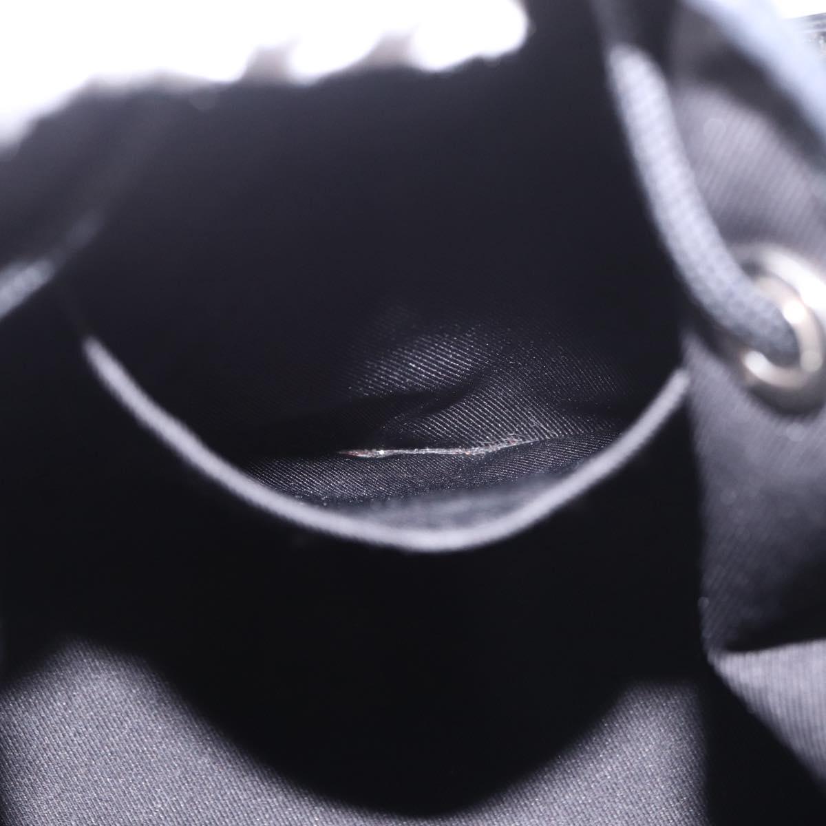 LOUIS VUITTON Noe Cargo Shoulder Bag Leather Black M13985 LV Auth 187562SAV