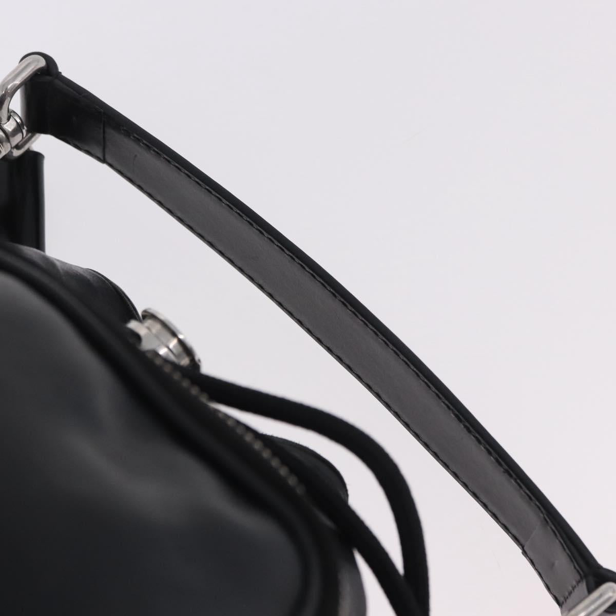 LOUIS VUITTON Noe Cargo Shoulder Bag Leather Black M13985 LV Auth 187562SAV