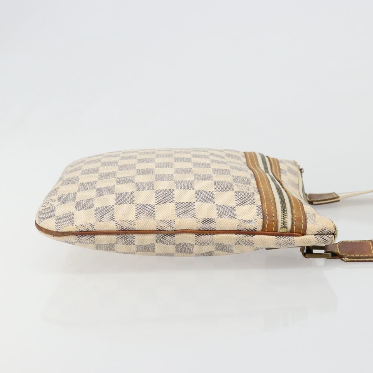 LOUIS VUITTON Damier Azur Pochette Bosphore Shoulder Bag N51112 LV Auth 187575